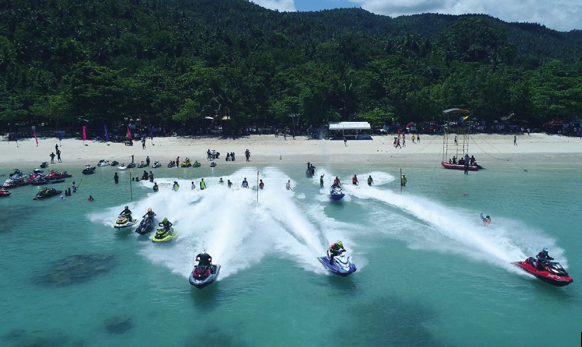 Jetski race at Gumasa Beach