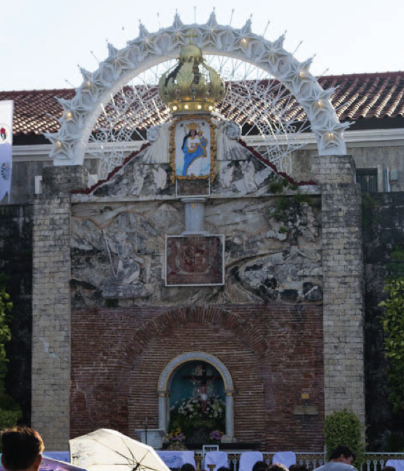 The Shrine of Nuestra Señora La Virgen del Pilar de Zaragoza inside Fort Pilar