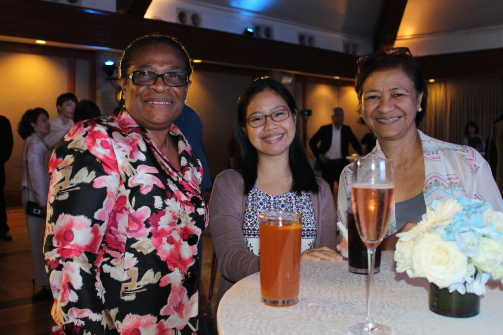 Nigerian Amb. Adekunbi Abibat Sonaike-Ayodeji; Cielito V. Perez of Center for Women’s Resources; and Executive Director Mary Joan Guan of Center for Women’s Resources