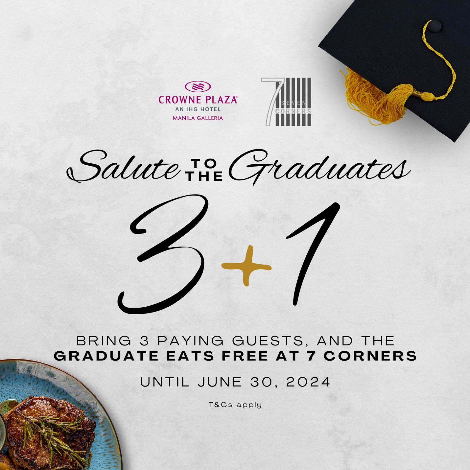 Graduation Promo Celebrate June's Occasions with these Crowne Plaza Manila Promos!